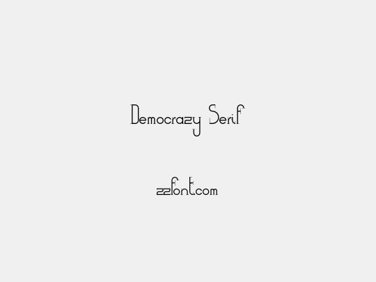 Democrazy Serif