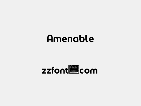 Amenable