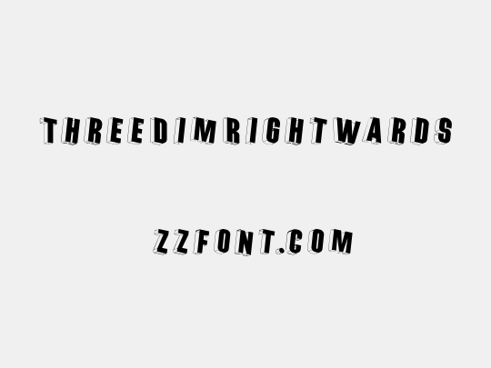 ThreeDimRightwards