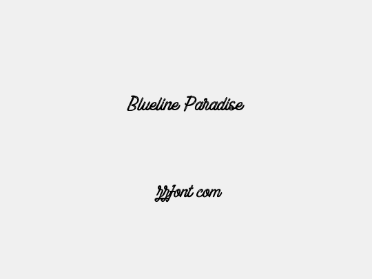 Blueline Paradise