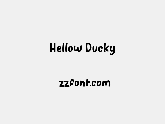 Hellow Ducky