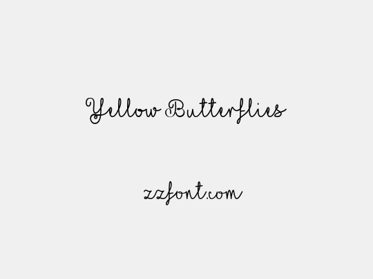Yellow Butterflies