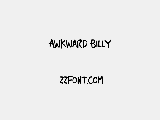 Awkward Billy