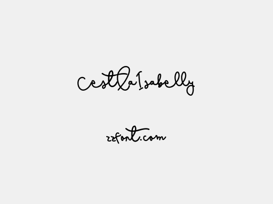 CestLaIsabelly