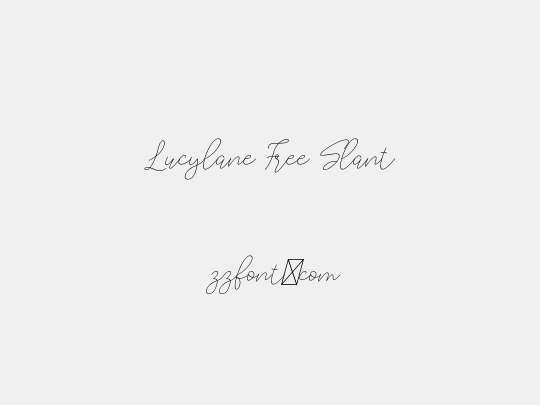 Lucylane Free Slant