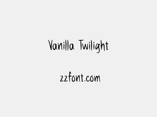 Vanilla Twilight