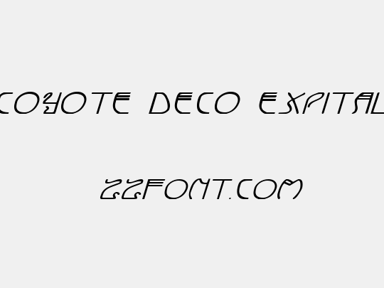 Coyote Deco ExpItal