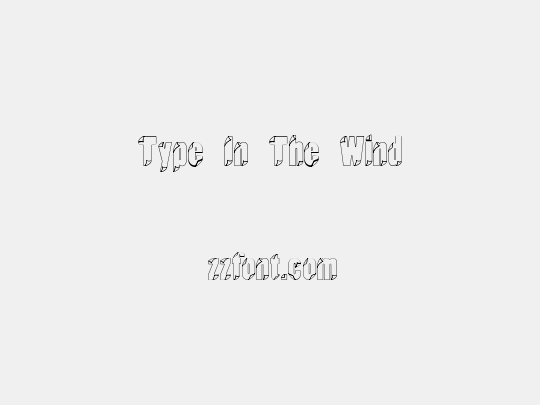 Type In The Wind
