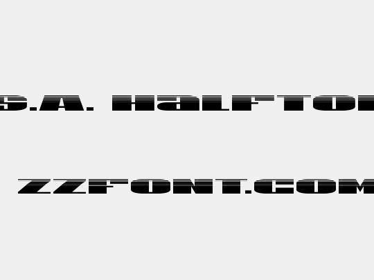 U.S.A. Halftone