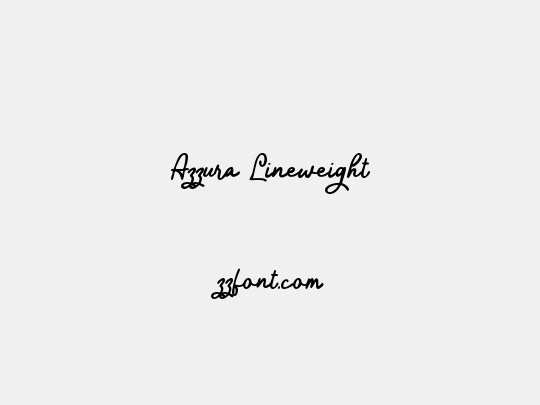Azzura Lineweight