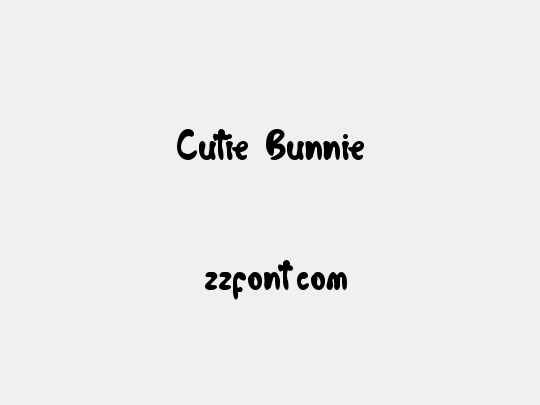 Cutie Bunnie
