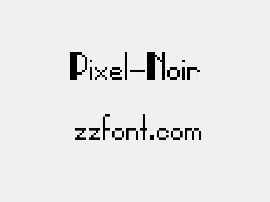Pixel-Noir