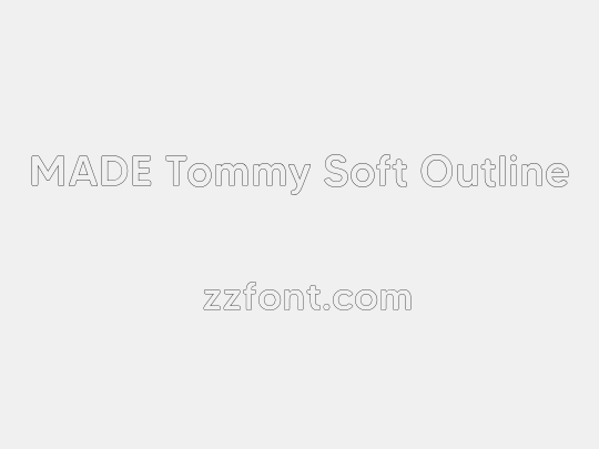 MADE Tommy Soft Outline