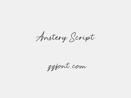 Anstery Script
