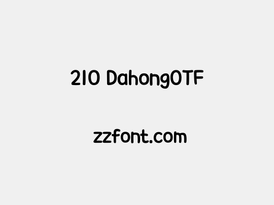 210 DahongOTF