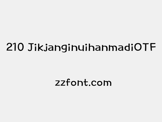 210 JikjanginuihanmadiOTF