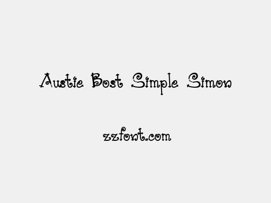 Austie Bost Simple Simon