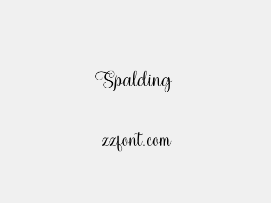 Spalding 