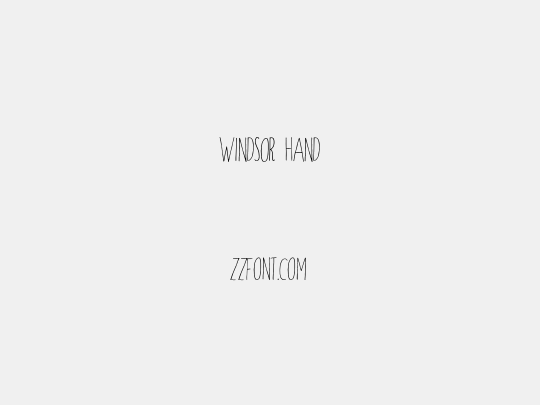 Windsor Hand