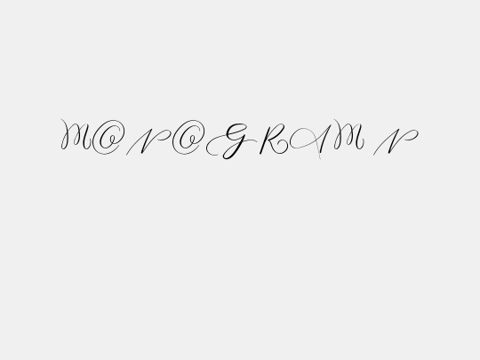 MONOGRAM N