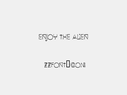 Enjoy The Alien