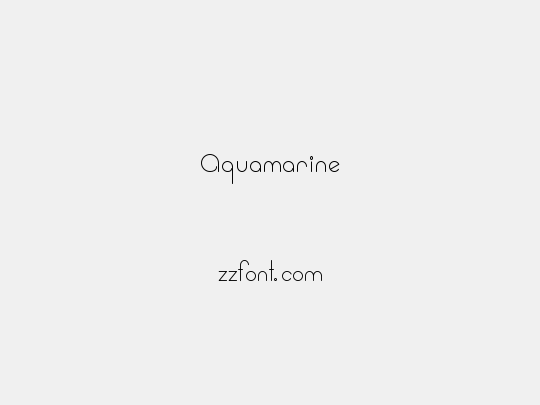 Aquamarine