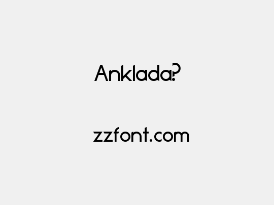 Anklada?
