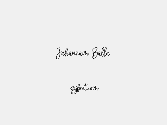 Jahannam Balla