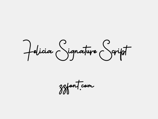 Felicia Signature Script