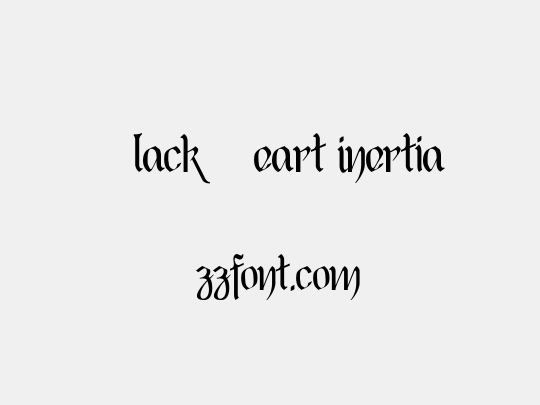 Black Heart Inertia