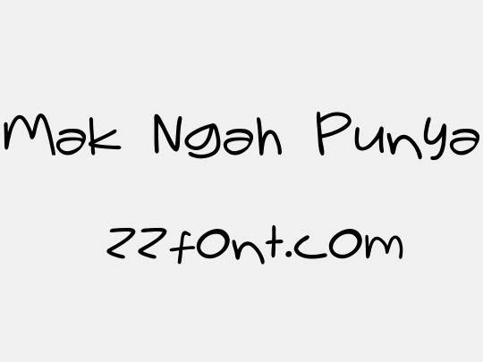 Mak Ngah Punya