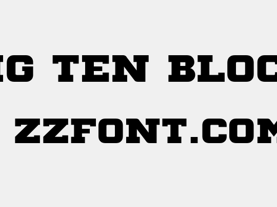Big Ten Block