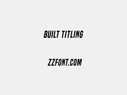 Built Titling