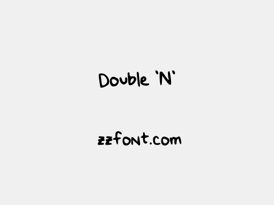 Double 'N'
