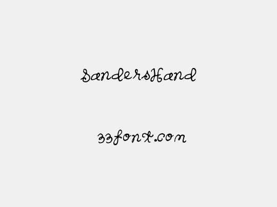 SandersHand