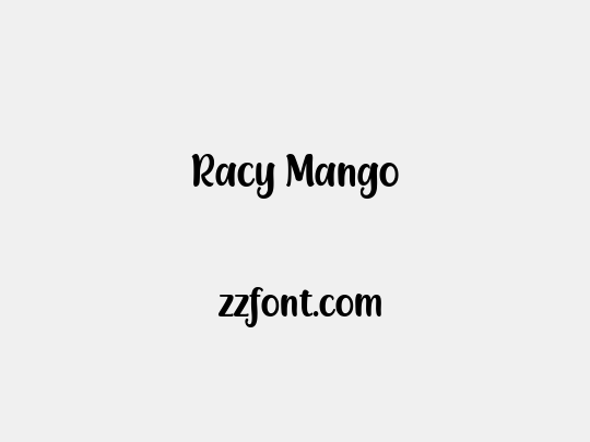 Racy Mango