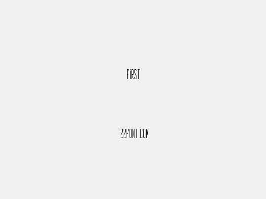 First