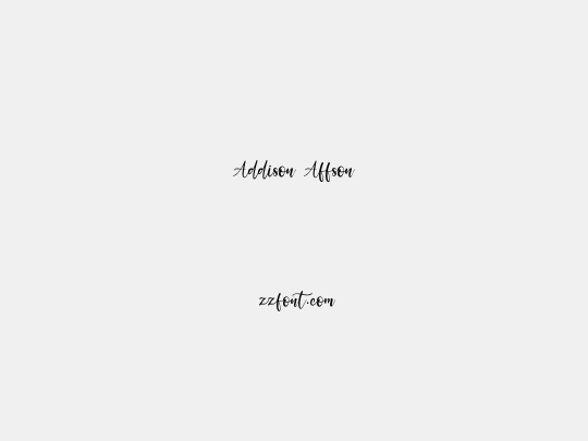 Addison Affson