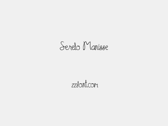 Serelo Manisse