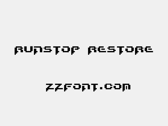Runstop Restore