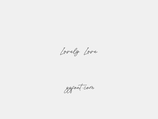 Lovely Love