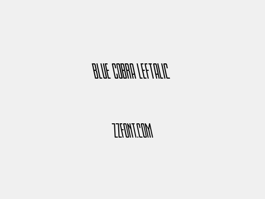 Blue Cobra Leftalic