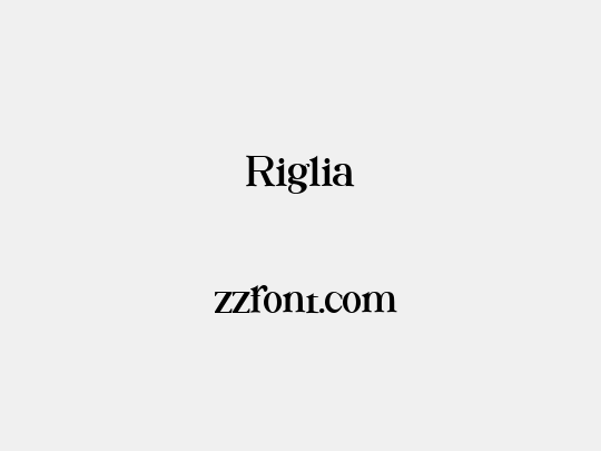 Riglia