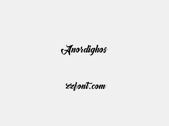Anordighos
