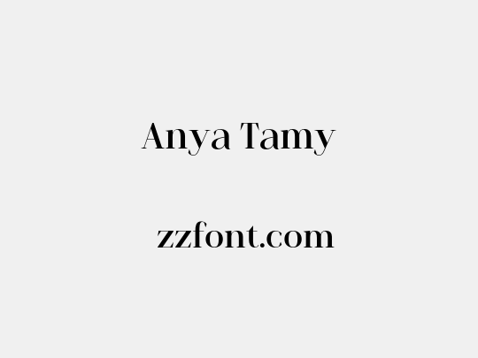 Anya Tamy