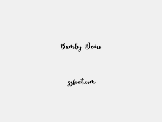 Bamby Demo
