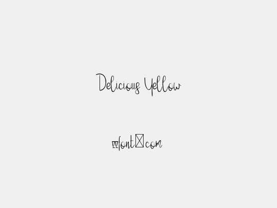 Delicious Yellow