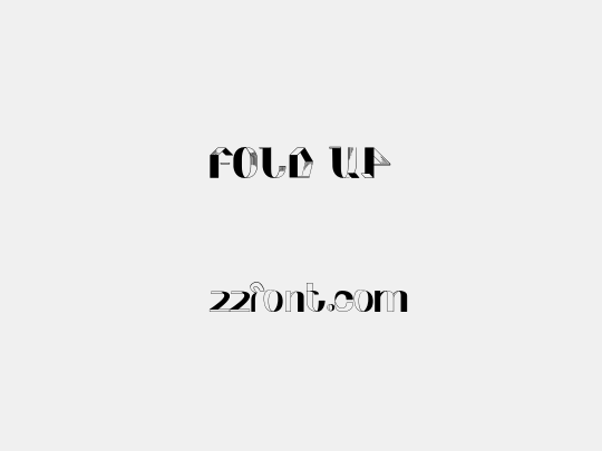 FOLD UP