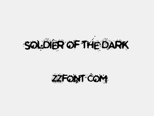 Soldier of the Dark