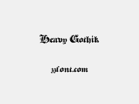 Heavy Gothik